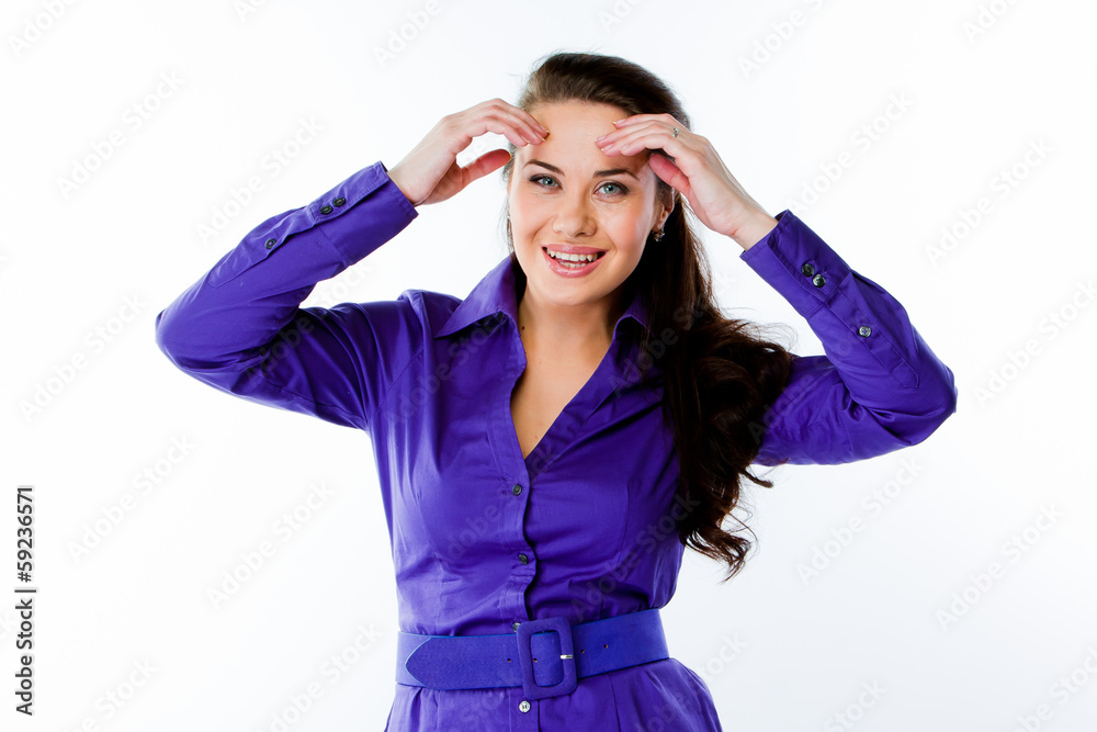 portrait of a young and beautiful woman portrait of a young and beautiful woman