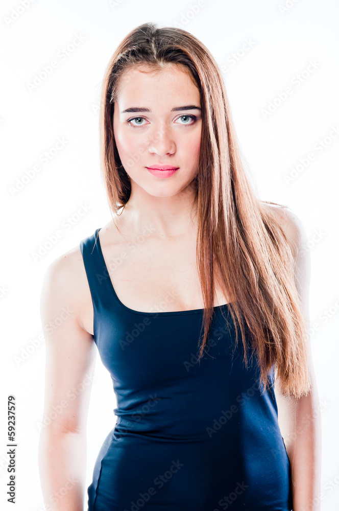 portrait of a young and beautiful woman portrait of a young and beautiful woman