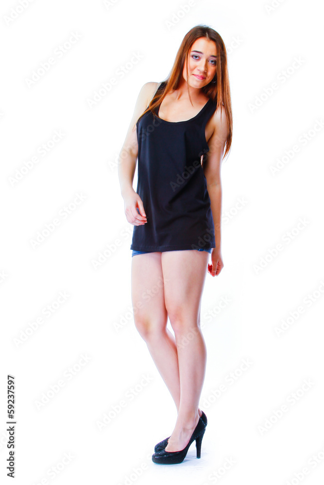 Fototapeta premium portrait of a young and beautiful woman