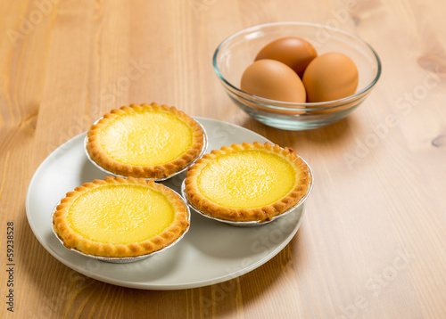 Wall Mural Hong Kong food, Egg tart and egg