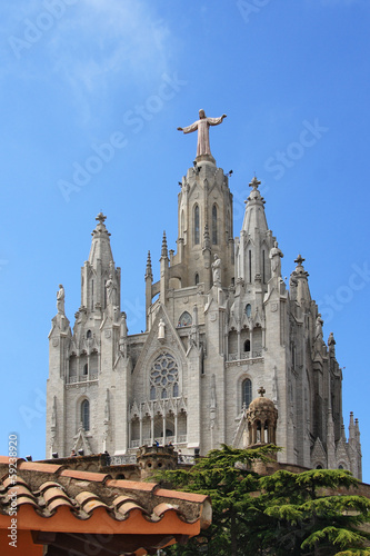 Church of the Sacred Heart on summit of Mount Tibidabo