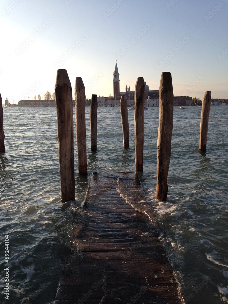 View in Venice when there is high water View in Venice when there is high water