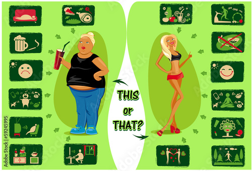 Healthy lifestyle and destructive life
