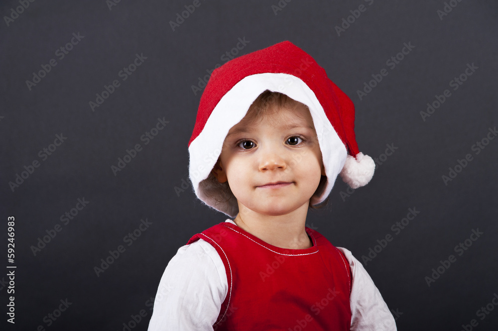 Happy little girl smiling Happy little girl smiling