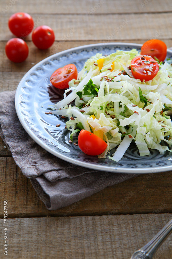 crispy salad with vegetables crispy salad with vegetables