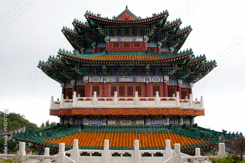 Buddhist temple on the Heavenly mountain. Zhangjiajie. China