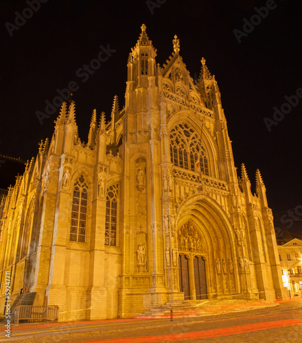Brussels - Notre Dame du Sablon gothic church