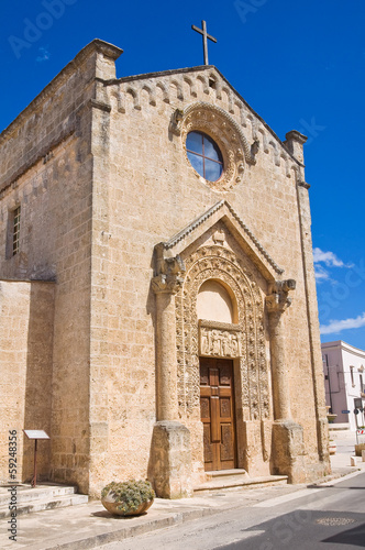 Church of Madonna della Strada. Taurisano. Puglia. Italy.