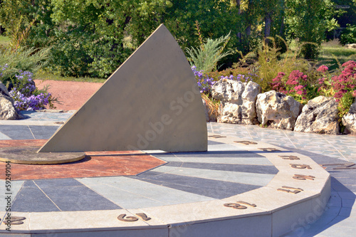 sundial in the park