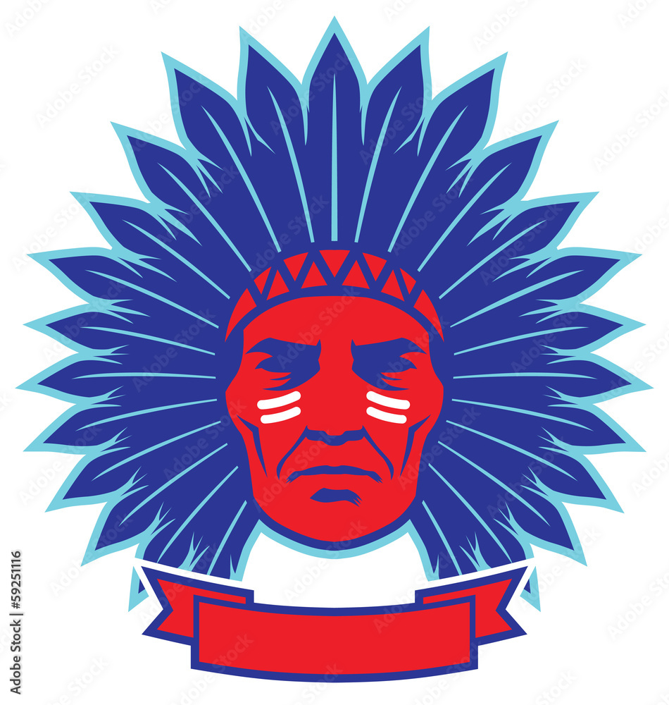 indian chief mascot indian chief mascot