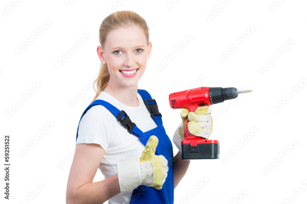 erfolgreiche heimwerkerin