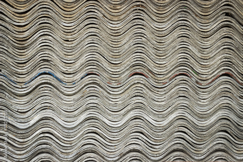 Corrugated slate, folded into each other