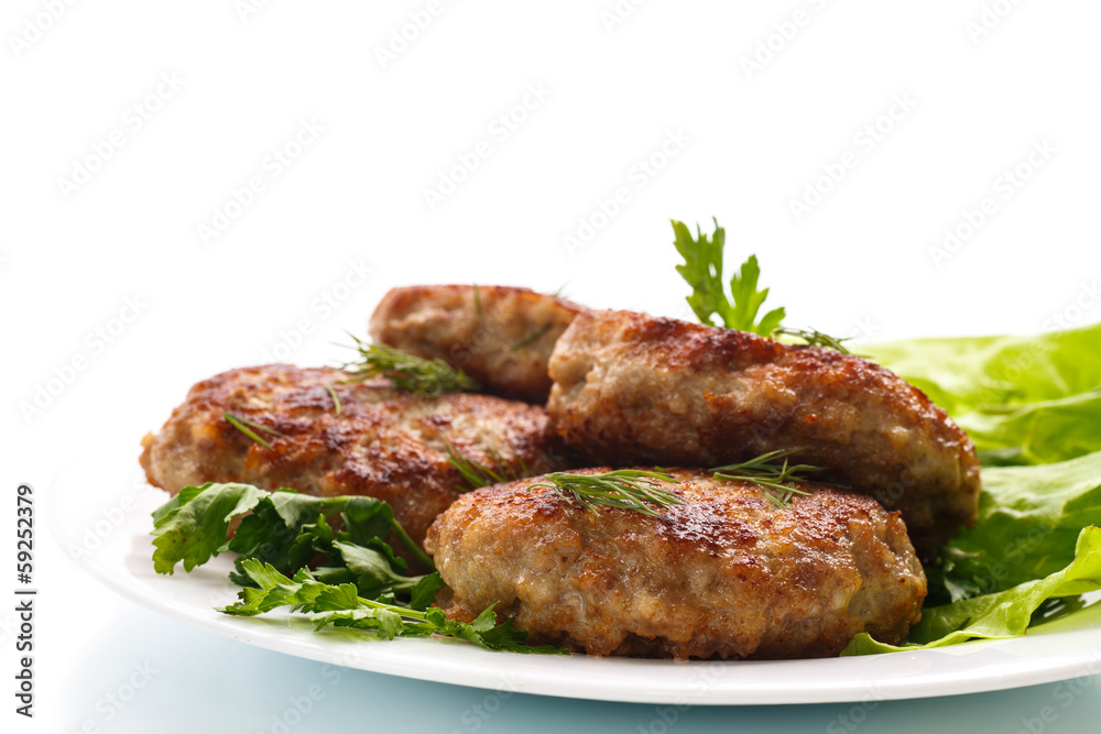 fried meatballs with herbs fried meatballs with herbs