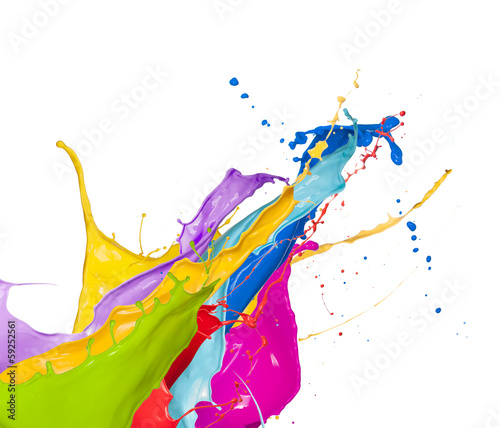 Fototapeta Naklejka Na Ścianę i Meble -  Colored splashes