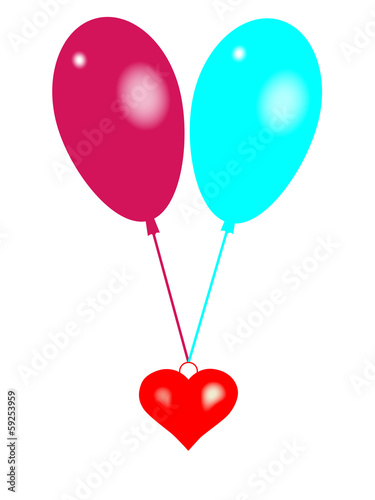 ballons Saint Valentin
