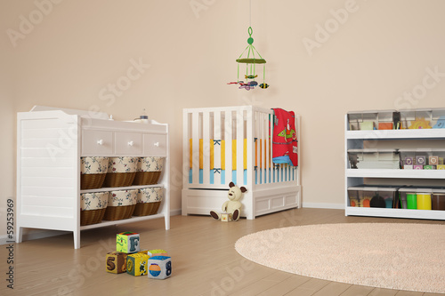 Children room with toys
