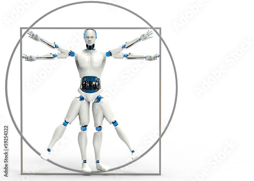 Modern Vitruvian Man