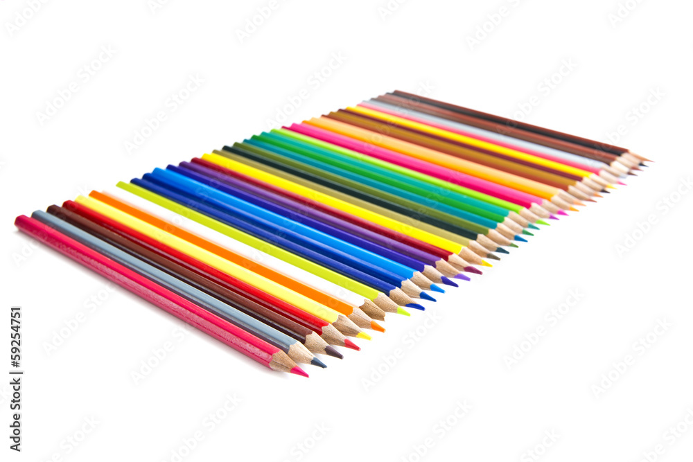 Fototapeta premium Pencil colors