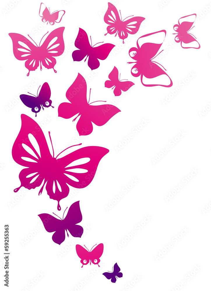 Obraz premium butterflies design