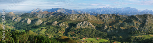 Viewpoint of Fito, view of the Picos de Europa
