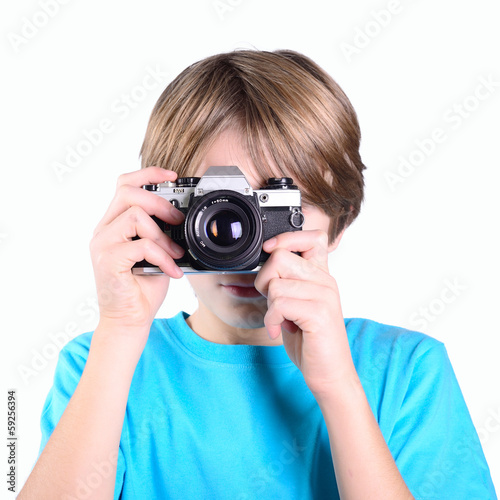 child take a picture