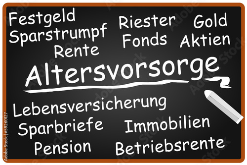 Altersvorsorge Rente Tafel  #131210-svg01
