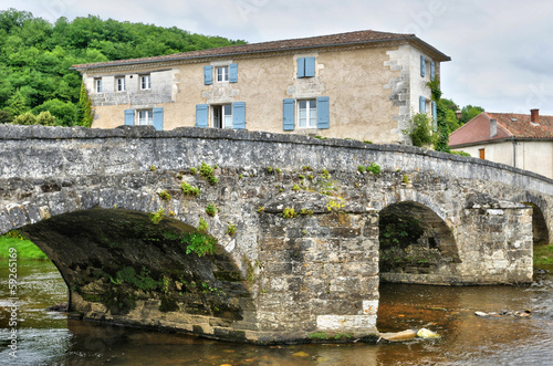 France, La Roque Gageac church in Perigord photo