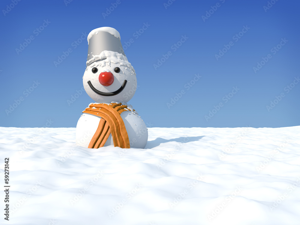 Obraz premium snowman