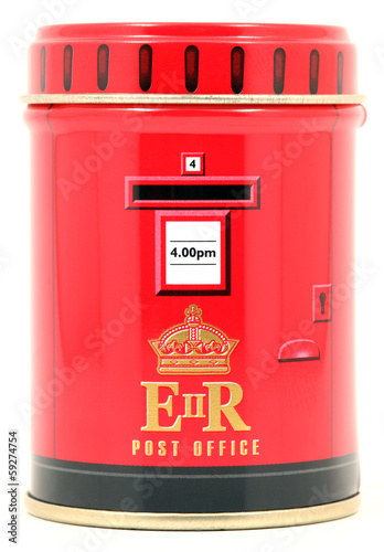 A British type of mailbox.