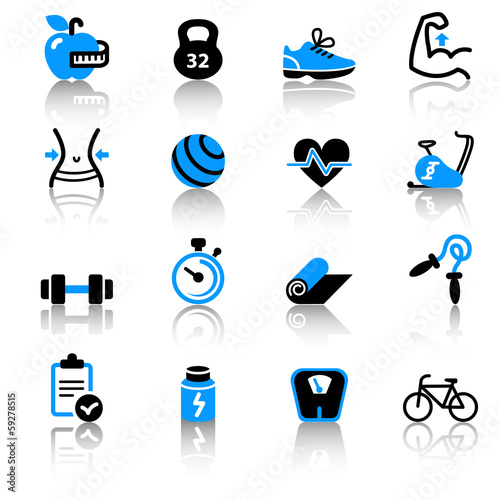 Fitness icons