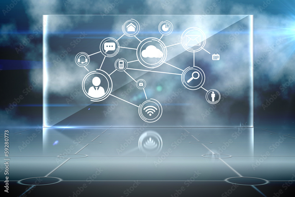 Futuristic technology interface Futuristic technology interface