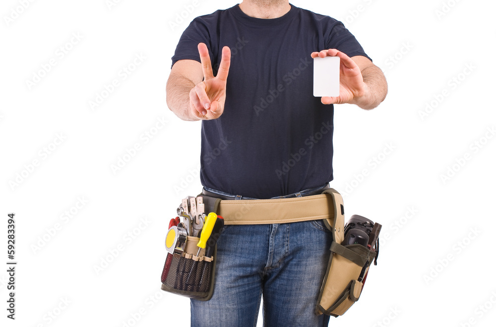 Blue collar worker. Blue collar worker.