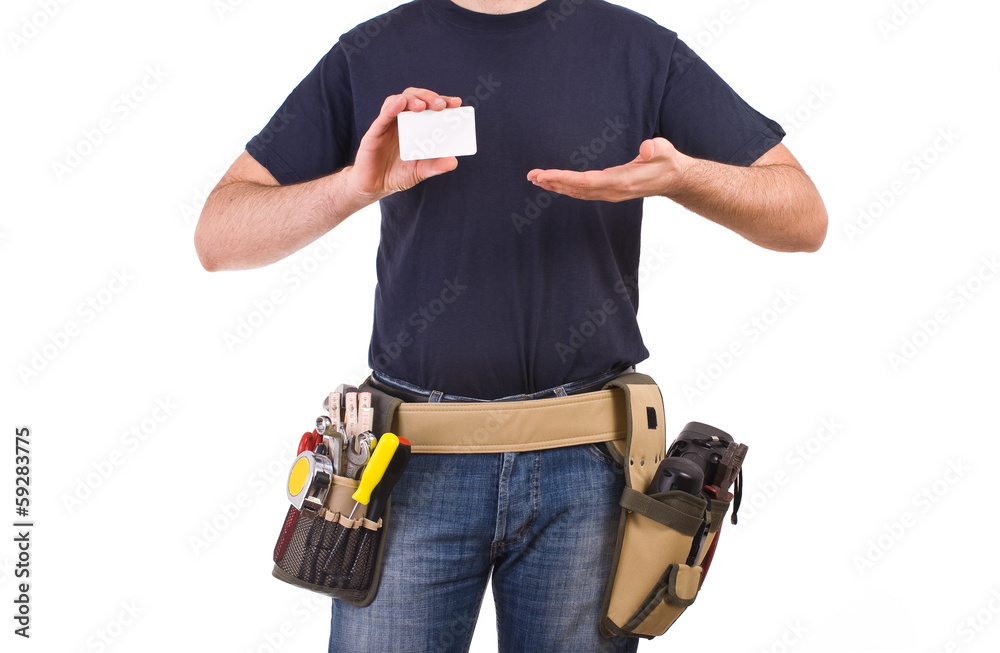 Blue collar worker. Blue collar worker.