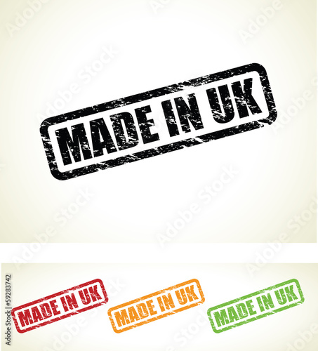set of made in the uk stamps
