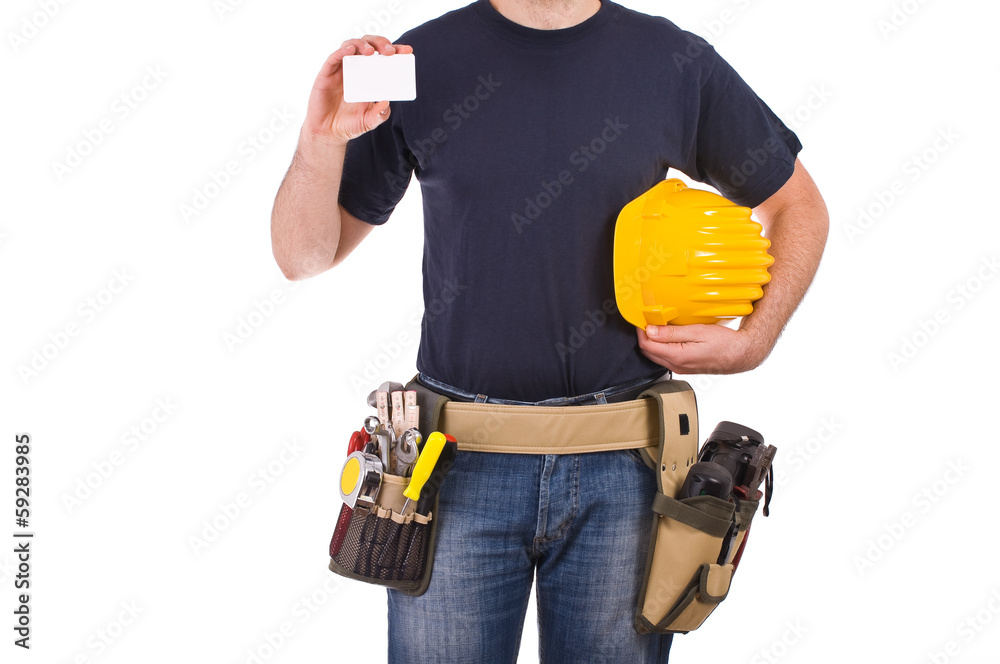 Blue collar worker. Blue collar worker.