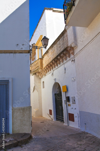 Alleyway. Alessano. Puglia. Italy.