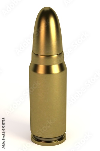 Wallpaper Mural realistic 3d render of bullet Torontodigital.ca