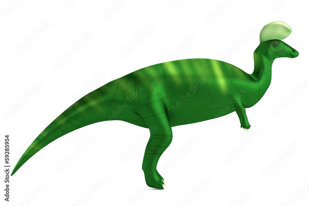 Fototapeta premium realistic 3d render of lambeosaurus