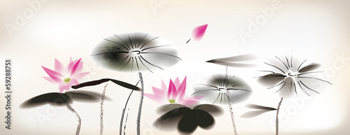 waterlily painting