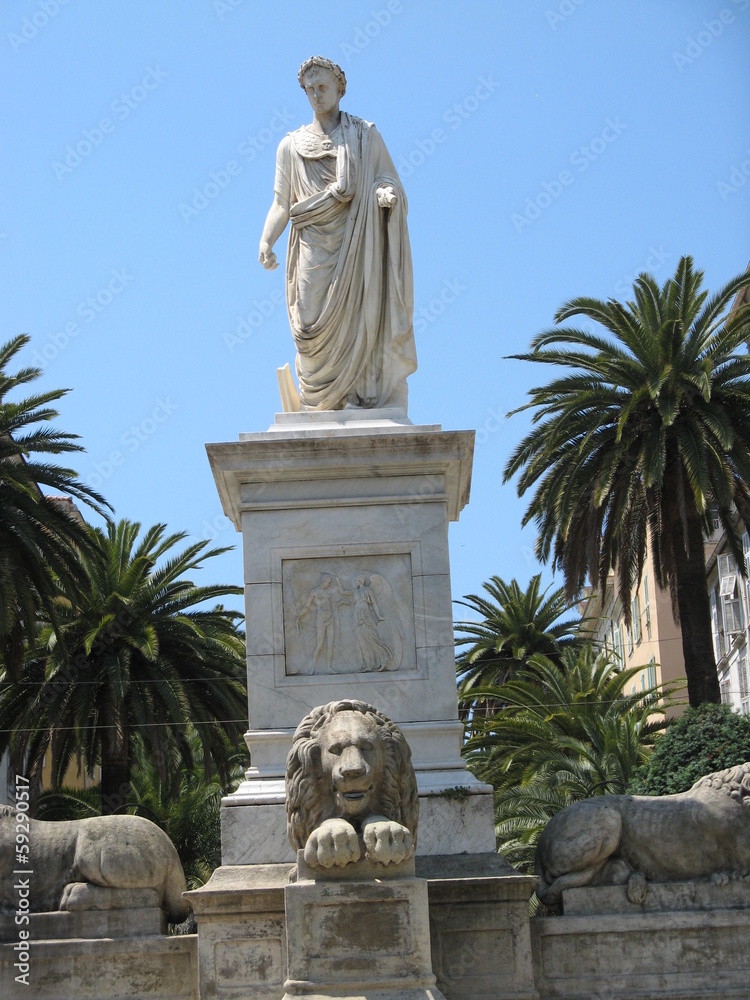 Corse - Ajaccio - Statue de Napoléon en romain