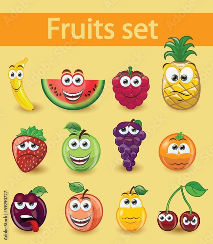 Мультфильм фрукты