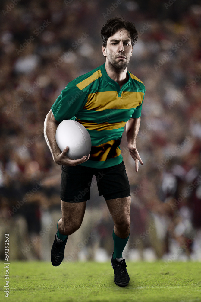 Obraz premium Rugby player