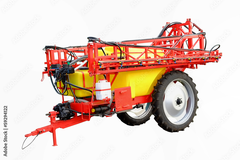 The image of agricultural machine