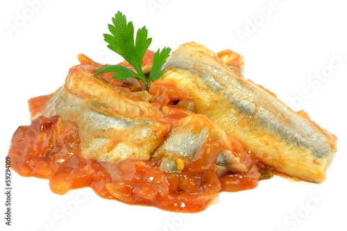 herring in tomato sauce