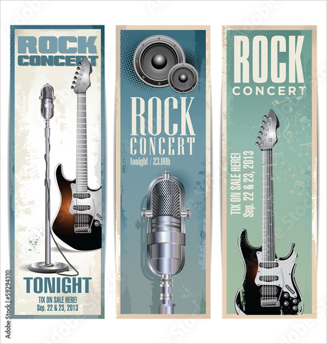 Rock music poster