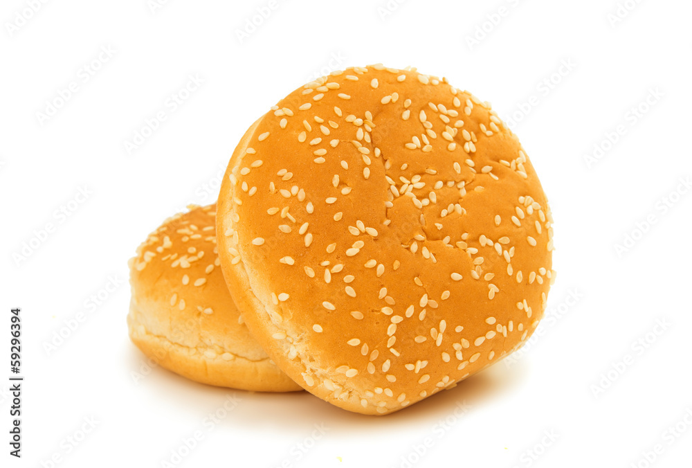 hamburger buns isolated hamburger buns isolated