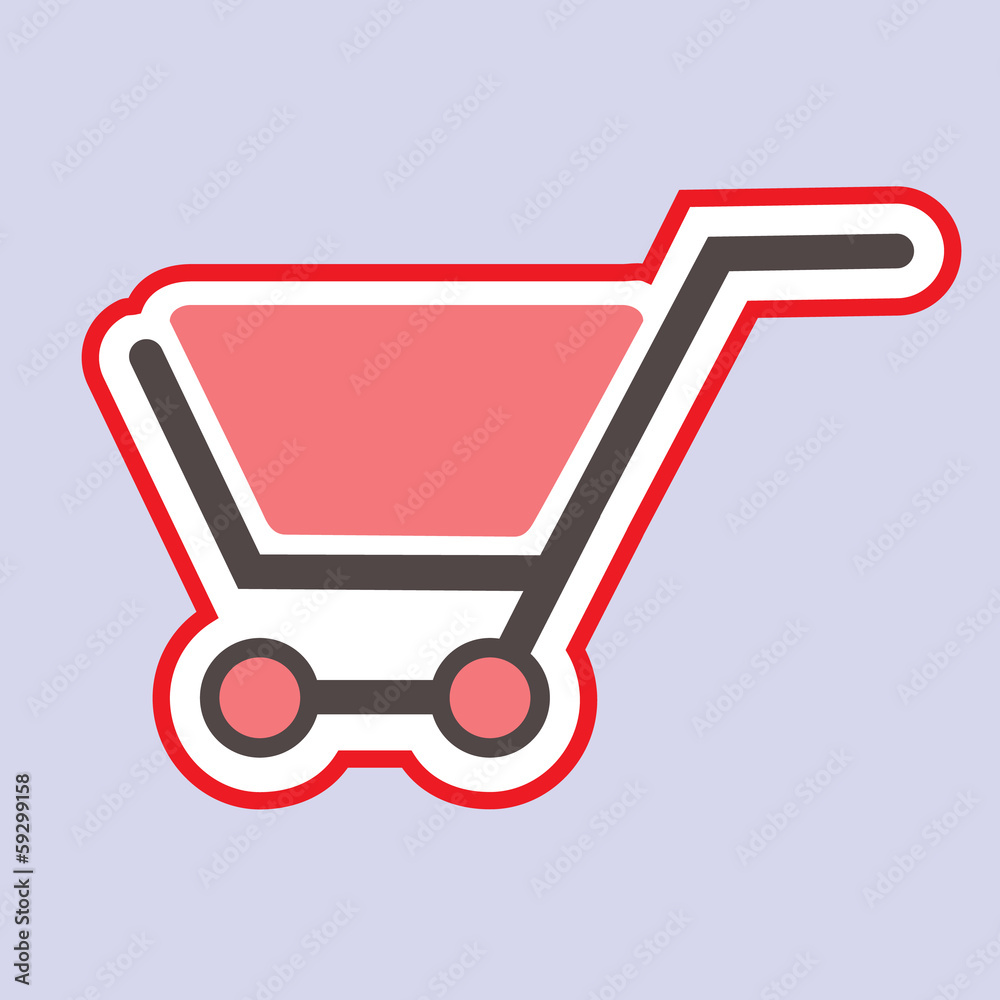 Shopping cart. Shopping cart.