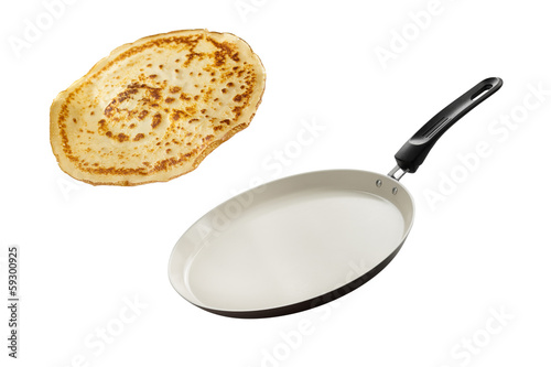 Canvas Print Making Pancakes