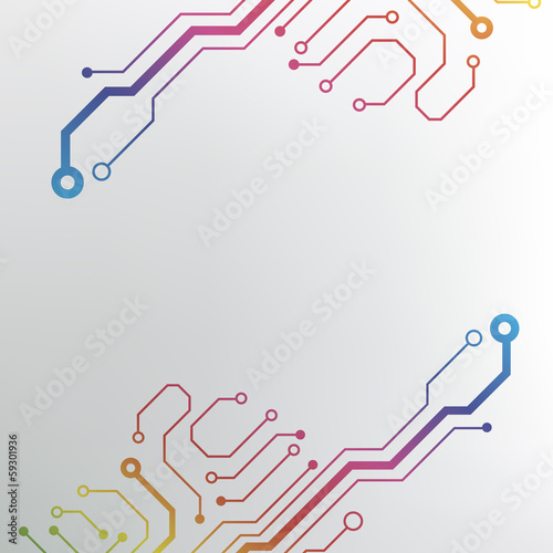 EPS10 vector circuit board background texture