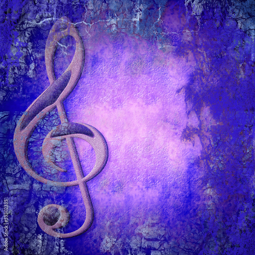 treble clef music